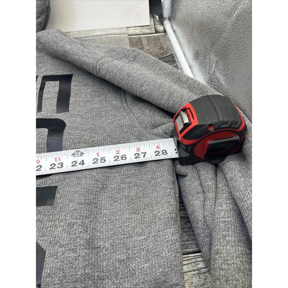 Ecko Unlimited Grey Zippered Hoodie/ Black Logo, Sherpa Lined, Soft, Size 3XL - Picture 11 of 13